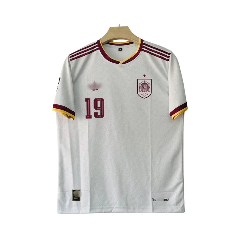 19 Yamal Spain 2026 Away Embroidery Print Logo Jersey - Unisex