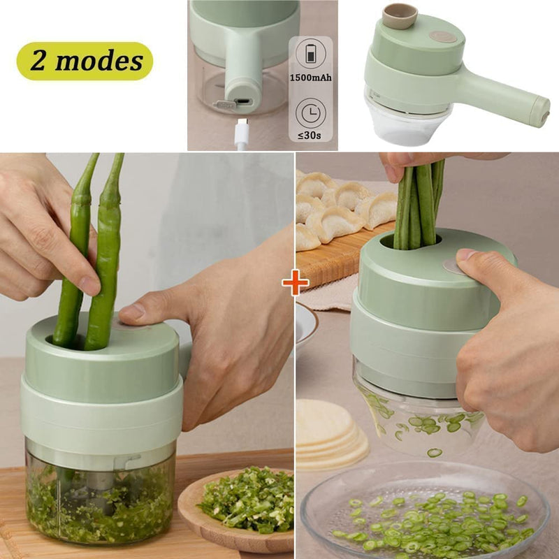 4 in 1 Handheld Electric Vegetable Slicer
