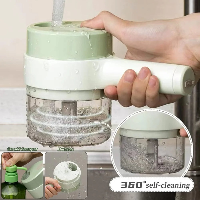 4 in 1 Handheld Electric Vegetable Slicer