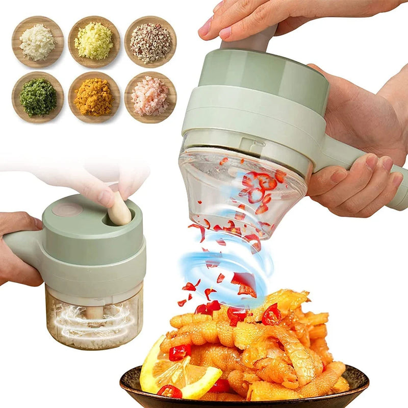 4 in 1 Handheld Electric Vegetable Slicer