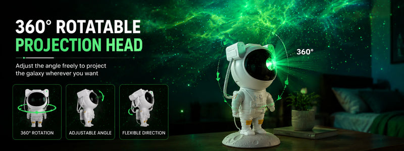 Astronaut Galaxy Star Projector