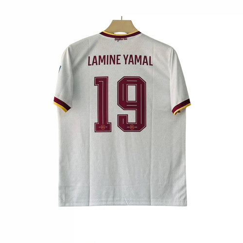 19 Yamal Spain 2026 Away Embroidery Print Logo Jersey - Unisex