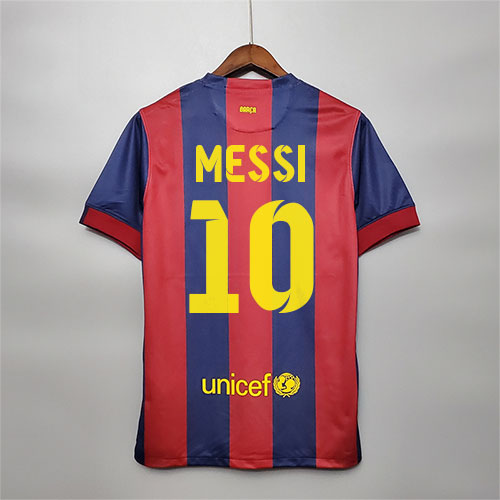 Barcelona 2016/17 Home Jersey – Vintage Kitman No 10