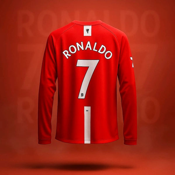 Manchester United Ronaldo full sleeve jersey 2008 red