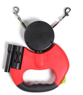 dual retractable dog leash