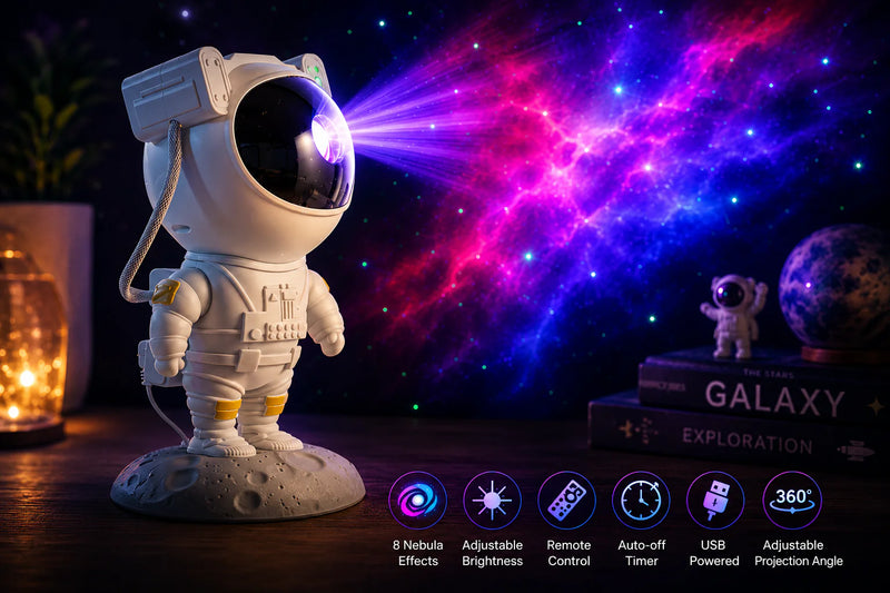 Astronaut Galaxy Star Projector