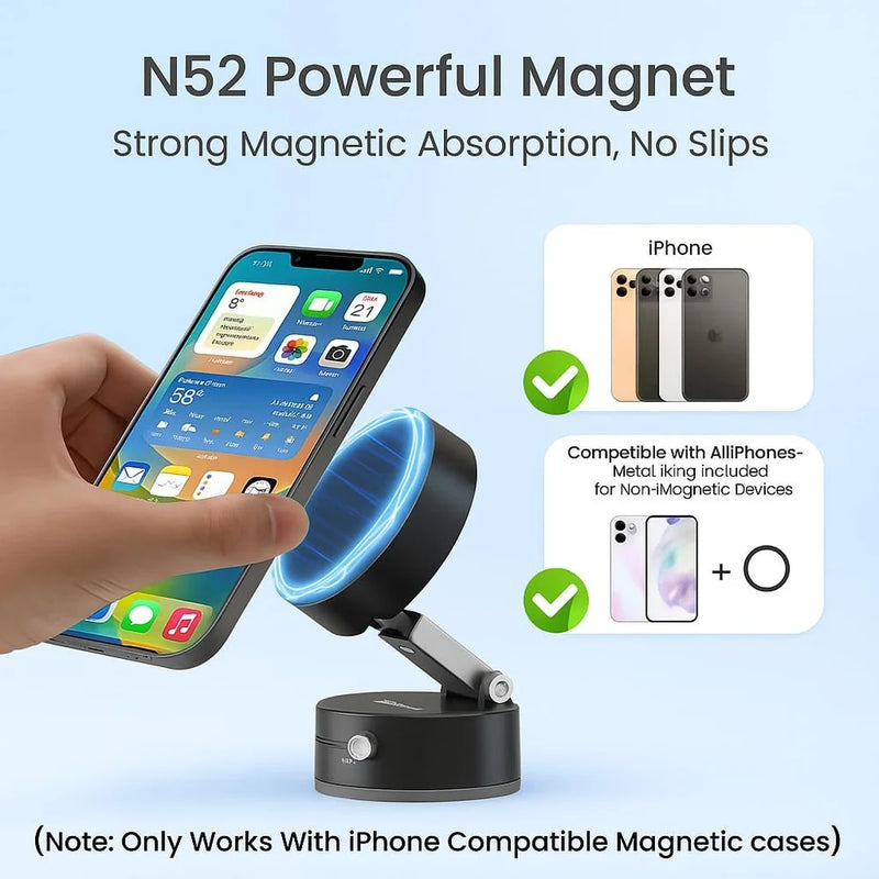 Aluminum Magnetic Mobile Holder Round Ring